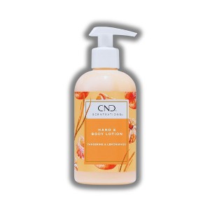 CND Hand & Body - Scentsations - Tangering & Lemongrass | Dermatologically Approved | An intensely hydrating, velvety lotion (8.3 oz) - 1 of 2