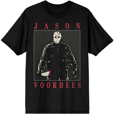 Friday The 13th Jason Voorhees Men's Black T-shirt : Target