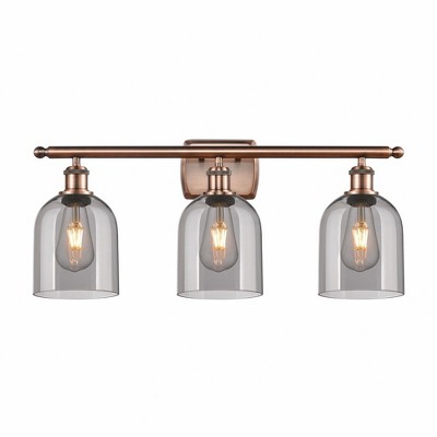 Bella - 3 Light Bath Vanity In Industrial Style-10.5 Inches Tall and 25.5 Inches Wide
