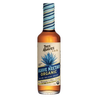 Tres Agaves Organic Cocktail-Ready Agave Nectar - 375ml Bottle