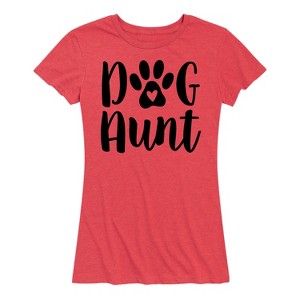 Women's - Instant Message - Dog Aunt Short Sleeve Graphic T-Shirt - 1 of 4