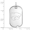 Black Bow Jewelry 14k White Gold Kansas State Wildcats NCAA Pendant - 2 of 3