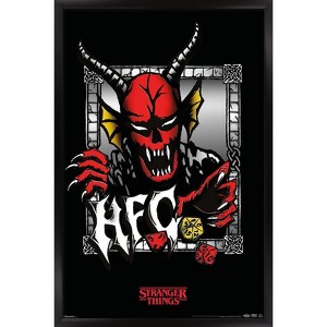 Trends International Netflix Stranger Things: Season 5 (2025) - Hellfire Club Dice Framed Wall Poster Prints - 1 of 4