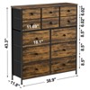 Hausource 12 Drawer Dresser Chest Storage Dresser Tall Cabinet for Bedroom Hallway - 3 of 4