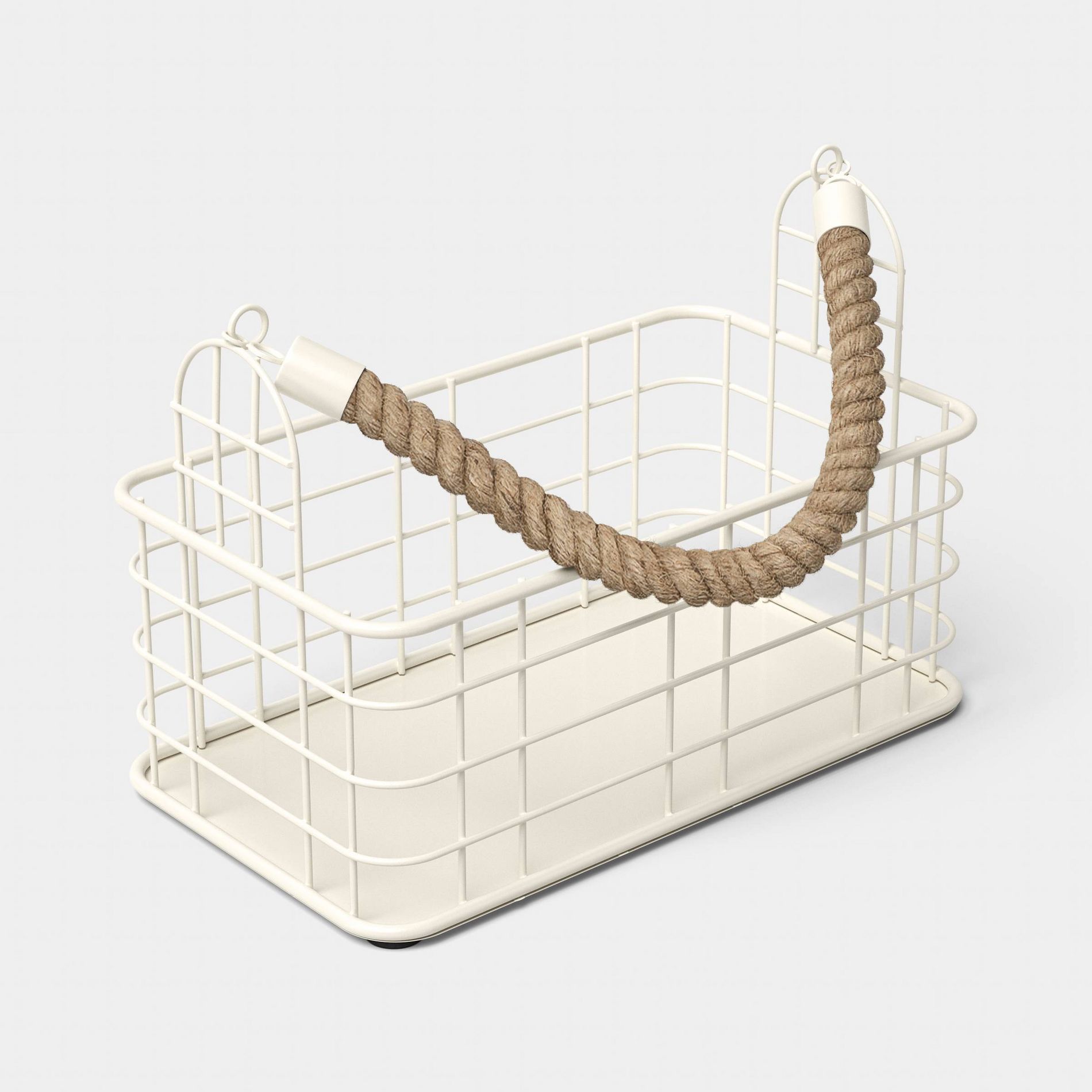 Iron Metal Utensil Caddy White - Room Essentials™