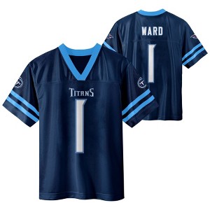 NFL Tennessee Titans Boys' Short Sleeve Jersey - 1 of 3