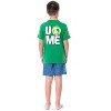 WWE Boys' Wrestling John Cena Respect Earn It Sleep Pajama Set Shorts Multicolored - 2 of 4