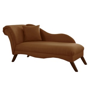 Chaise Premier Chocolate - Skyline Furniture , Brown