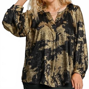 Women's Metallic Pant Set - umgee - 1 of 4