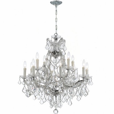 Crystorama Lighting Maria Theresa 13 - Light Chandelier in  Polished Chrome