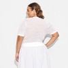 Women's Short Sleeve Crewneck Bikini Pullover Sweater - Wild Fable™ - 3 of 3