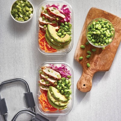 Clear BPA-Free 18-Piece Plastic Food Storage Container Set