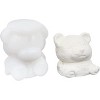 O'Creme Teddy Bear Silicone Fondant Mold -  1" x 2" - White - 2 of 3