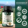 Adrenal Support Supplement 1300mg Natural Stress Relief & Cortisol Manager Pills - 60 Capsules By Nature's Nutrition - 4 of 4