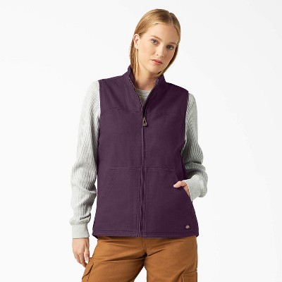 Dickies Women's Fleece Lined Duck Canvas Vest