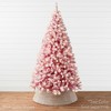 Best Choice Products Pre-Lit Lavender Christmas Pine Tree w/ Flocked Branches, Warm-White Lights - 2 of 4