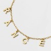 Bijoux Sport by Luv Aj MLB Gold Charm Letter Necklace - 4 of 4