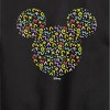 Boys' - Disney - Mickey Head With Pattern Graphic Long Sleeve Fleece Sweatshirt - 2 of 4