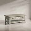 Jofran, Rustic Farmhouse Solid Wood 50" Coffee Table - 3 of 4