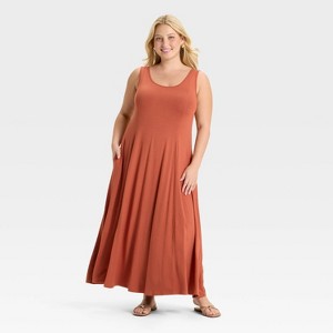 Women's Seamed Maxi Dress - Ava & Viv™ - 1 of 3