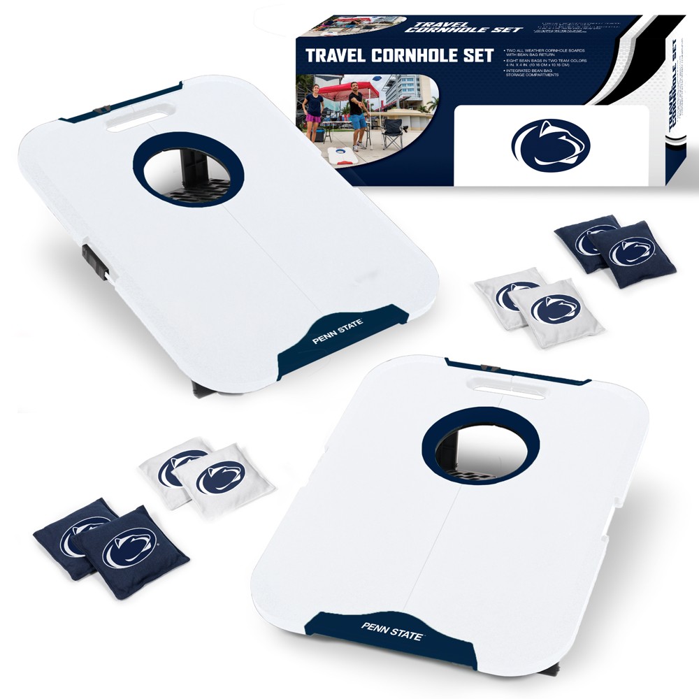 NCAA Penn State Nittany Lions All-Weather Travel Cornhole Set