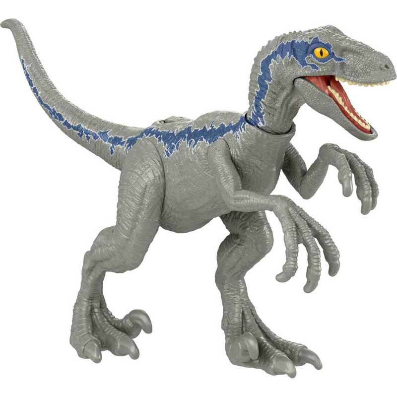 Jurassic World: Dominion Ferocious Pack Velociraptor &#39;Blue&#39; Dinosaur Figure, 1 of 7