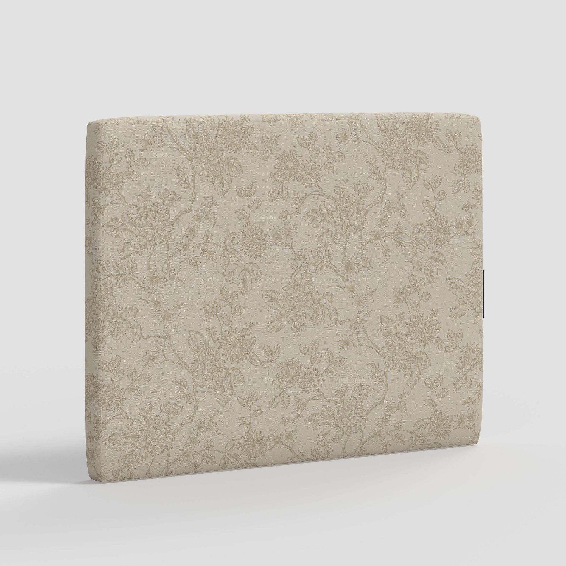 Twin Lia Square Stick-on-the-Wall Dorm Headboard USB Toile Floral Stucco - Threshold™