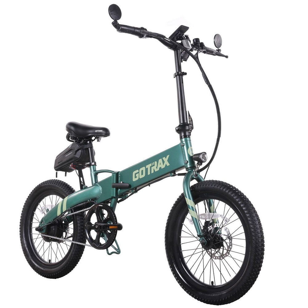 Photos - Bike GOTRAX Adult F1V2 20" Step Through Electric Folding  - Green