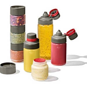 Outdoor Spice Shaker & Leakproof Squeeze Bottle Set for Camping and Travel Kitchen - 1 of 4
