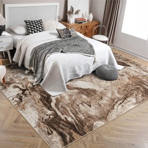 Area Rugs for Living Room - Modern Abstract Washable Low Pile Carpet for Bedroom, Dining Room & More - 1 of 4