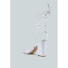Strappy Tie-Up Block Heels Women Sandals - 3 of 4