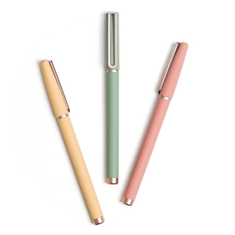 U Brands 3ct Soft Touch Felt Tip Pens - Rose Gold Accents, 5 of 8