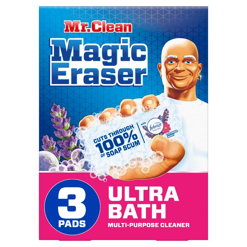 Mr. Clean Magic Eraser Ultra Bath Multi-Purpose Cleaner - 3ct, 1 of 12