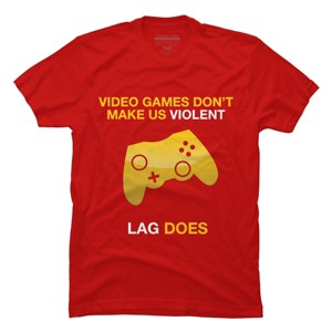 Men's Design By Humans Lag By Blasian89 T-Shirt - 1 of 4