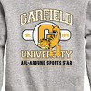 Boys' - Garfield - University Sports Star Graphic Long Sleeve Fleece Sweatshirt - 2 of 4
