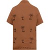 LA LEELA Men's Hawaiian Shirt Fashion Button Down Short Sleeves Holidays Aloha Party Casual Tops Summer Beaches Shirts for Mens - 2 of 2