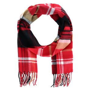 David & Young Soft Plaid Winter Scarf - 1 of 3