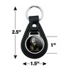 Mortal Kombat Scorpion Metal Black Leather Keychain - 2 of 4