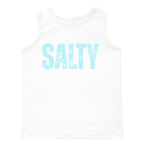 The Juniper Shop Salty Block Distressed Toddler Tank - 1 of 4
