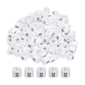 Unique Bargains Easy to Remove Reusable Easy to Recognize Hanger Markers Label - 1 of 3
