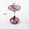 MAYEERTY Mermaid Tail End Table Modern Metal Round Side Table, Minimalist Table for Small Spaces, Living Room - 3 of 4