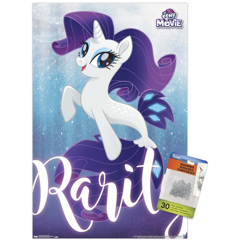 Trends International Hasbro My Little Pony Movie - Rarity Unframed Wall Poster Prints, 1 of 7