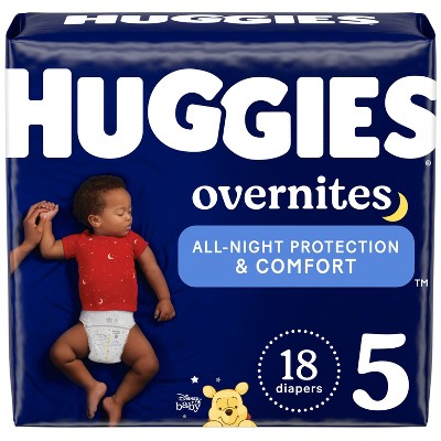 Huggies Overnites Diapers Jumbo Pack - Size 5 - 18ct