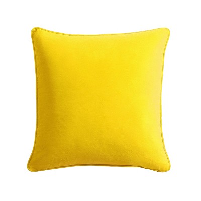 18"x18" Solid Velvet Square Throw Pillow - Crescent & Starlight