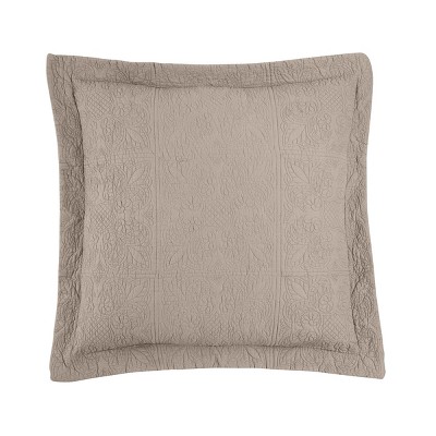 C&F Home 26" x 26" Flint Gray Matelasse Euro Sham