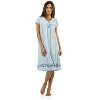 Casual Nights Women's Flowery Short Sleeve Nightgown - 4 of 4