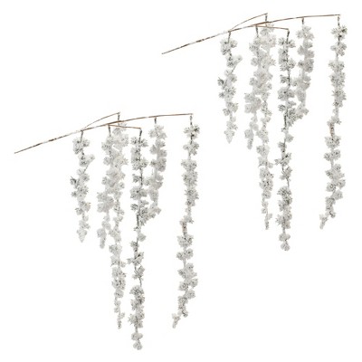 Melrose Snowy Pine Branch (Set of 2)