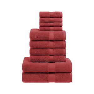 Luxury Cotton Heavyweight Ultra-Plush 10 Piece Towel Set by Blue Nile Mills - 1 of 4