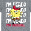 Boys' - SpongeBob SquarePants - Ready For Baseball Short Sleeve Graphic T-Shirt - 2 of 4