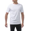 3 Pack Pro Club Men's Comfort Cotton Short Sleeve Crew Neck Relaxed Fit T-Shirts - 4 of 4